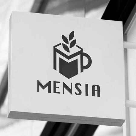 Логотип для кав'ярні Mensia